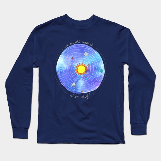 Star Stuff Long Sleeve T-Shirt by DoodlesAndStuff